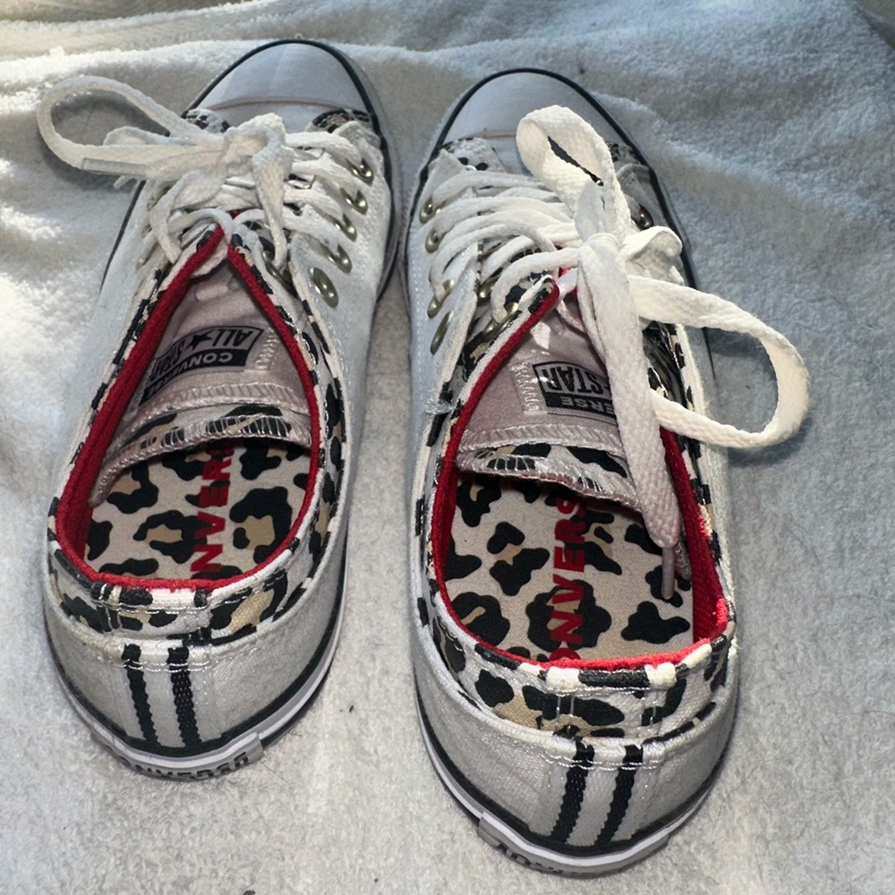 Converse White and Black Sneakers